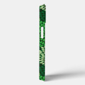 Groen bloempatroon Case-Mate iPhone case (Achterkant / Rechts)
