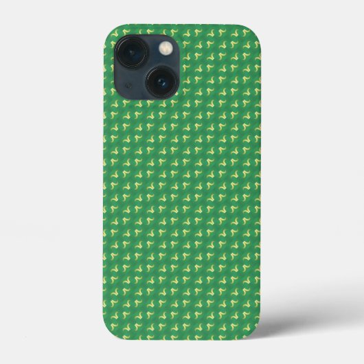 Groen bloempatroon Case-Mate iPhone case (Achterkant)
