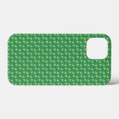 Groen bloempatroon Case-Mate iPhone case (Achterkant (horizontaal))