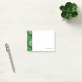 Groen bloempatroon post-it® notes (Kantoor)