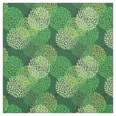 Groen bloempatroon stof (Swatch)