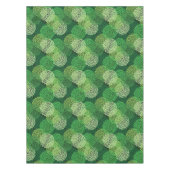 Groen bloempatroon tafelkleed (Voorkant)