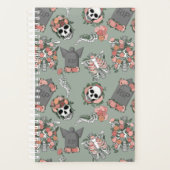 Groen bloemskelet planner (Voorkant)