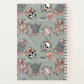 Groen bloemskelet planner (Achterkant)