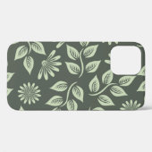 Groen blokpatroon Case-Mate iPhone case (Achterkant (horizontaal))