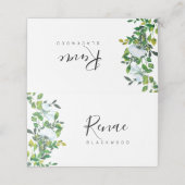 groen bos (Buitenkant ongevouwen)