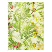 groen bos Botanische bladeren Wilde bloem Tafelkleed (Voorkant)