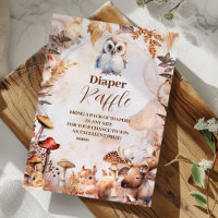 Groen Bos Dieren Woodland Diapper Raffle