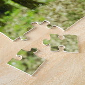 Groen bos legpuzzel (Zijkant)