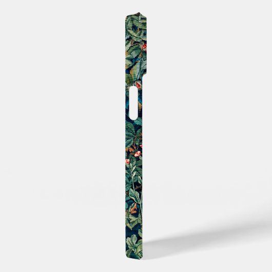 GROEN, BOSDIEREN, RAVEN IN GROENE BLOEM Case-Mate iPhone CASE (Achterkant / Rechts)