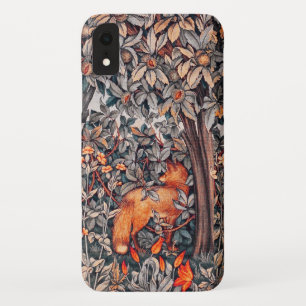 GROEN, BOSDIEREN Rode vos ,fazant, Bloemen iPhone XR Hoesje