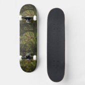 Groen bospatroon afbeelding skateboard (Voorkant)