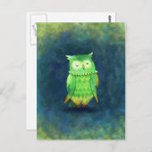 Groen Briefkaart (Voorkant / Achterkant)