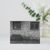 Groen briefkaart (Staand voorkant)