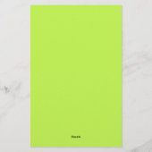 Groen Briefpapier (Achterkant)