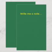 Groen Briefpapier (Voorkant / Achterkant)