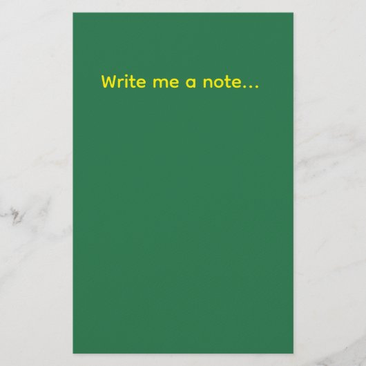 Groen Briefpapier (Voorkant)