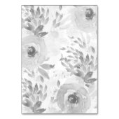 groen bruiloft details kaart (Achterkant)