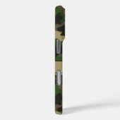 Groen Bruine Camouflage Gepersonaliseerd Case-Mate iPhone Case (Achterkant / Rechts)
