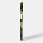 Groen Bruine Camouflage Gepersonaliseerd Case-Mate iPhone Case (Achterkant / Rechts)