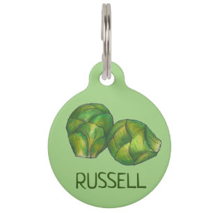 Groen Brussels Sprouts Vegetarian Vegetable Foodie Huisdierpenning