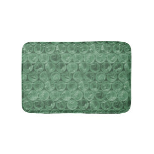 Groen bubbelwikkelpatroon badmat