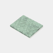 Groen bubbelwikkelpatroon post-it® notes (Schuin)