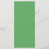 Groen cactus bruiloftsmenu. Cacti diner menu (Achterkant)