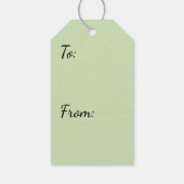 Groen Cadeaulabel (Achterkant)