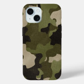 Groen Camo Realistisch Grunge Effect Case-Mate iPhone Case (Achterkant)