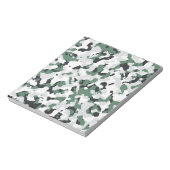 Groen camouflage-patroon notitieblok (Gedraaid)