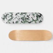 Groen camouflage-patroon skateboard (Horizontaal)