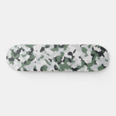 Groen camouflage-patroon skateboard (Horizontaal)