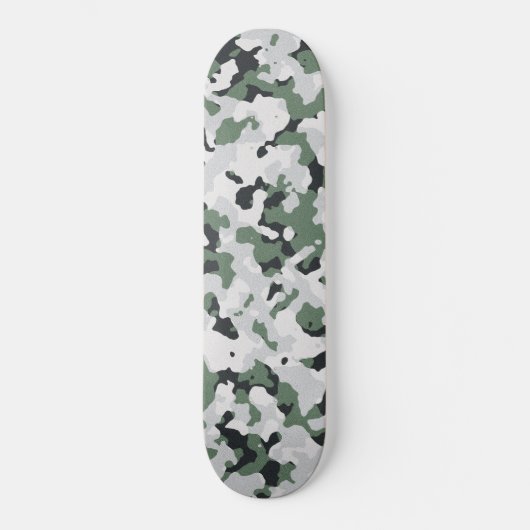 Groen camouflage-patroon skateboard (Voorkant)