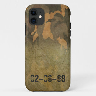 Groen camouflage-patroon  V2.0 iPhone 11 Hoesje