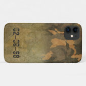 Groen camouflage-patroon V2.0 Case-Mate iPhone Case (Achterkant (horizontaal))