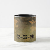 Groen camouflage-patroon  V2.0 Mok (Midden)