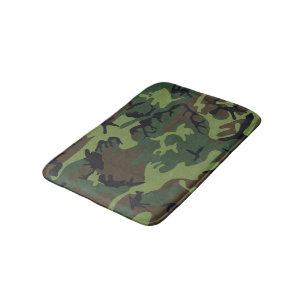 Groen camouflagepatroon, militair patroon, leger badmat