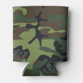 Groen camouflagepatroon, militair patroon, leger blikjeskoeler (Voorkant)