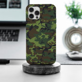 Groen camouflagepatroon, militair patroon, leger Case-Mate iPhone case