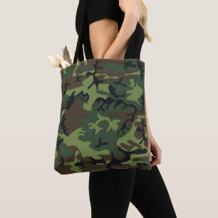 Groen camouflagepatroon, militair patroon, leger draagtas