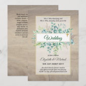 Groen CATHOLISCHE Huwelijk Christelijke Budget Mod Kaart (Voorkant / Achterkant)