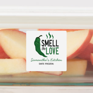 Groen Chili verkleint de liefdeslabels Labels