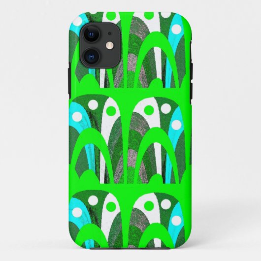 Groen collectie Case-Mate iPhone case (Achterkant)
