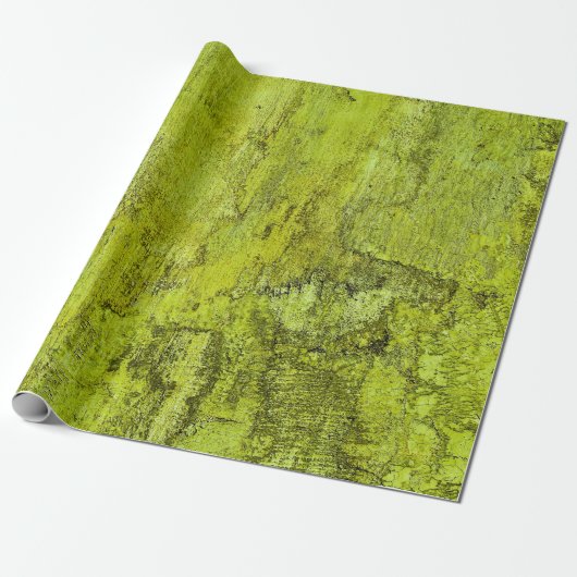 Groen concreet abstract, kunst, thuisdecor, backgr cadeaupapier (Uitgerold)