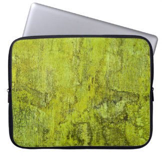 Groen concreet abstract, kunst, thuisdecor, backgr laptop sleeve