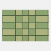 Groen controllerpatroon inpakpapier vel (Voorkant 3)