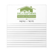 Groen Dak Memo Notitieblok (Voorkant)