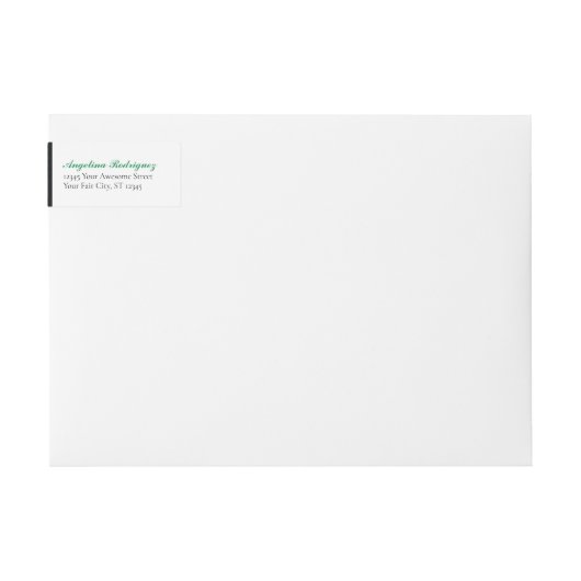 Groen Damask Pattern Afstuderen (Voorkant)