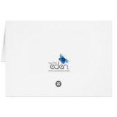 Groen damptentafelnummer van de bruiloft staat op (Achterkant Horizontaal)